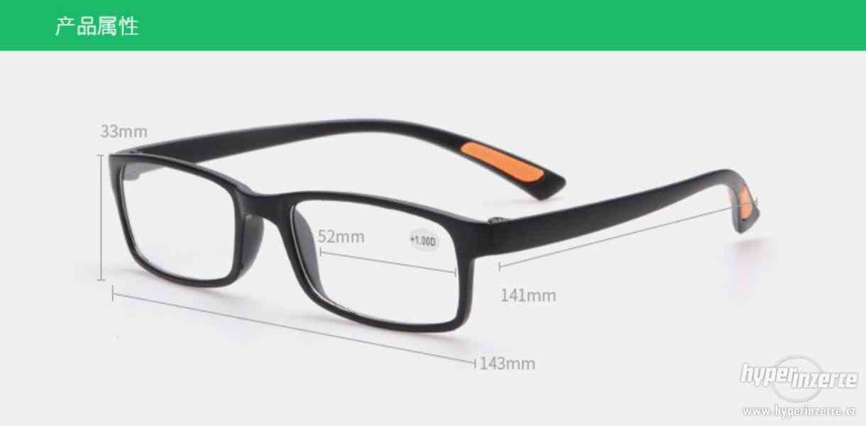 Dioptrické brýle na čtení - pracovní +1,5 dp - foto 6