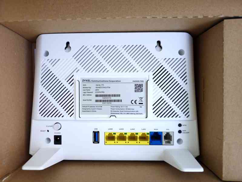 NOVÝ Zyxel VMG3625-T50B VDSL2 ADSL2 modem Wi-Fi router  - foto 3