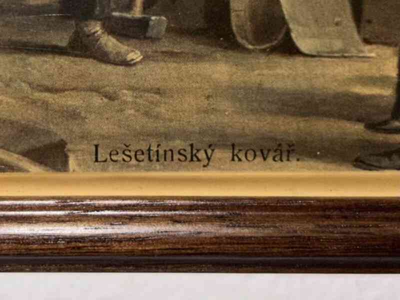 	 LEŠETÍNSKÝ KOVÁŘ - MATHAUSER JOSEF - REPRODUKCE - foto 7