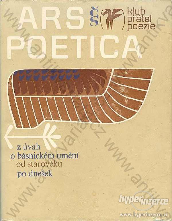 Ars poetica Václav Kubín 1976 Československý spis. - foto 1
