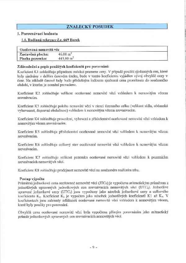 Podíl o velikosti id. 1/2 ke stavbě pro rodinnou rekreaci  - foto 9