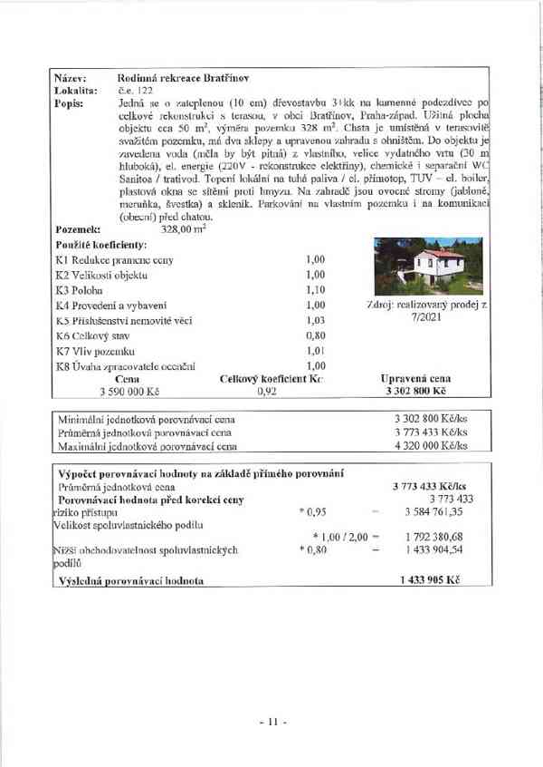 Podíl o velikosti id. 1/2 ke stavbě pro rodinnou rekreaci  - foto 11