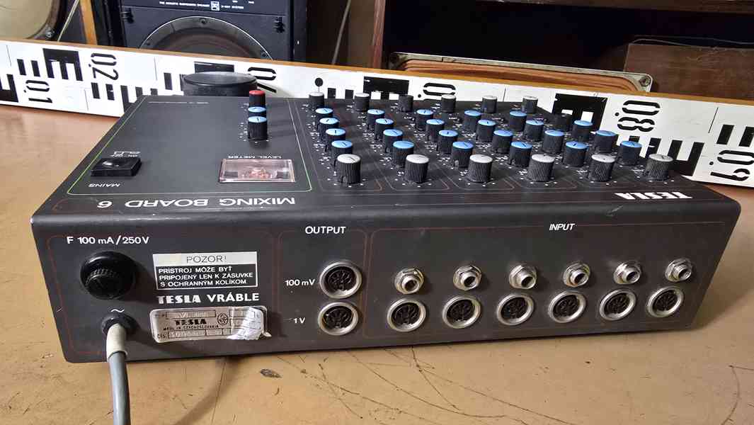 TESLA MIXING BOARD 6 - AZL 060 - mixážní pult pro sběratele - foto 3
