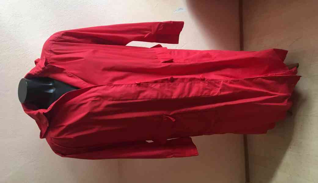 červený kabát  baloňák - foto 1