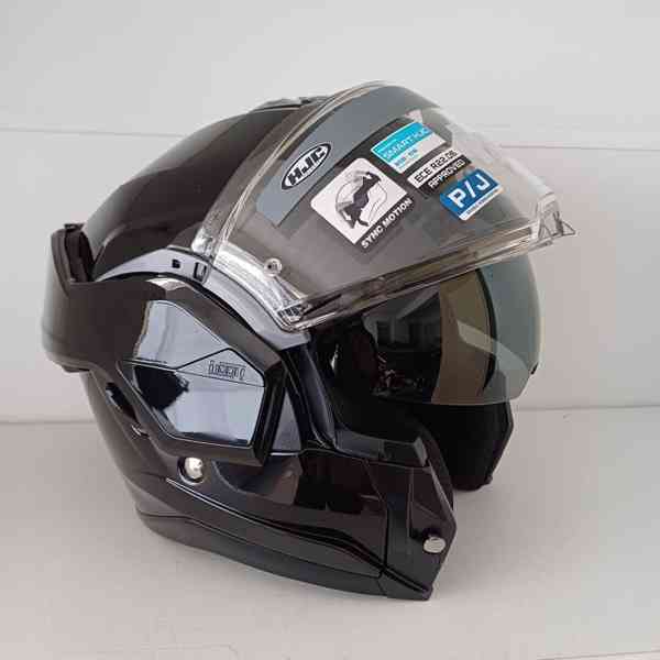 Silniční překlápěcí přilba HJC i100 Noir - foto 6