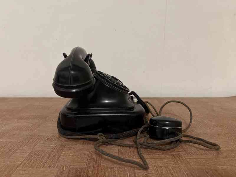Historický (retro ) telefon TESLA Karlín – 50.léta,Kompletní - foto 2