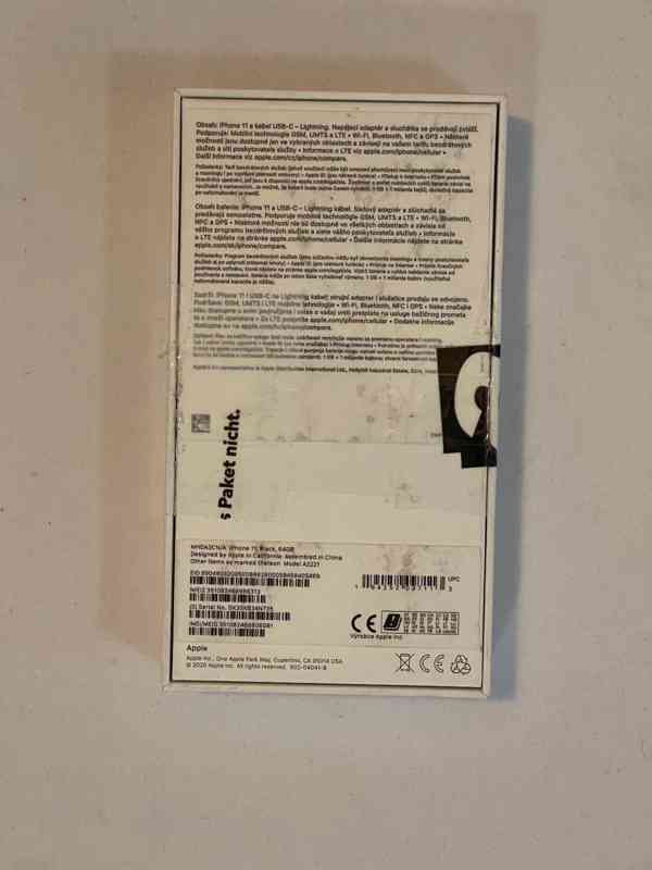 Apple iPhone 11 64GB Black – MDM OTIS, zachovalý stav, na... - foto 4