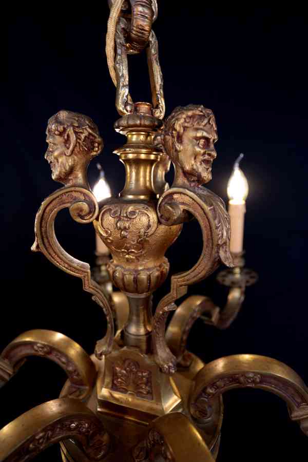 Masivní bronzový lustr Mazarin - foto 4