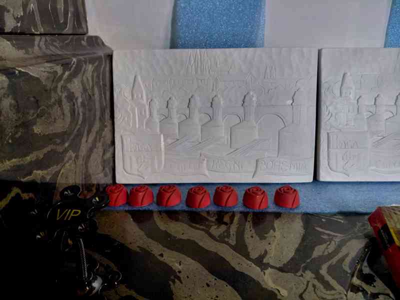 3D Omalovánka - Karlův most & hrad 