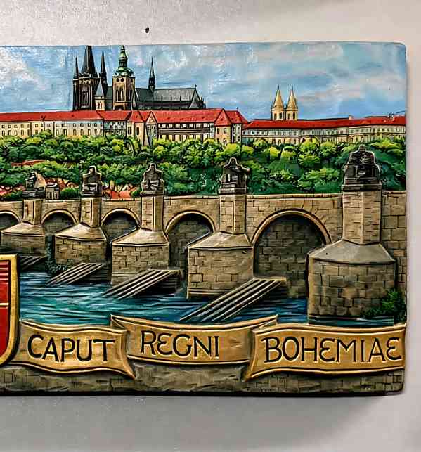 3D Omalovánka - Karlův most & hrad  - foto 3