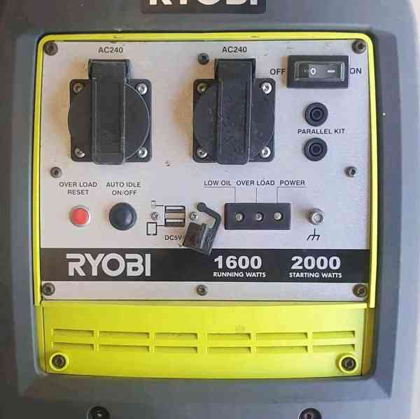 Ryobi 2000W digitální invertorový generátor - foto 3