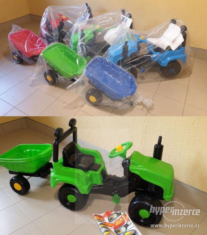 Nový Dětský Traktor + Vlečka ( Možnost Dopravy ZDARMA ) - foto 1