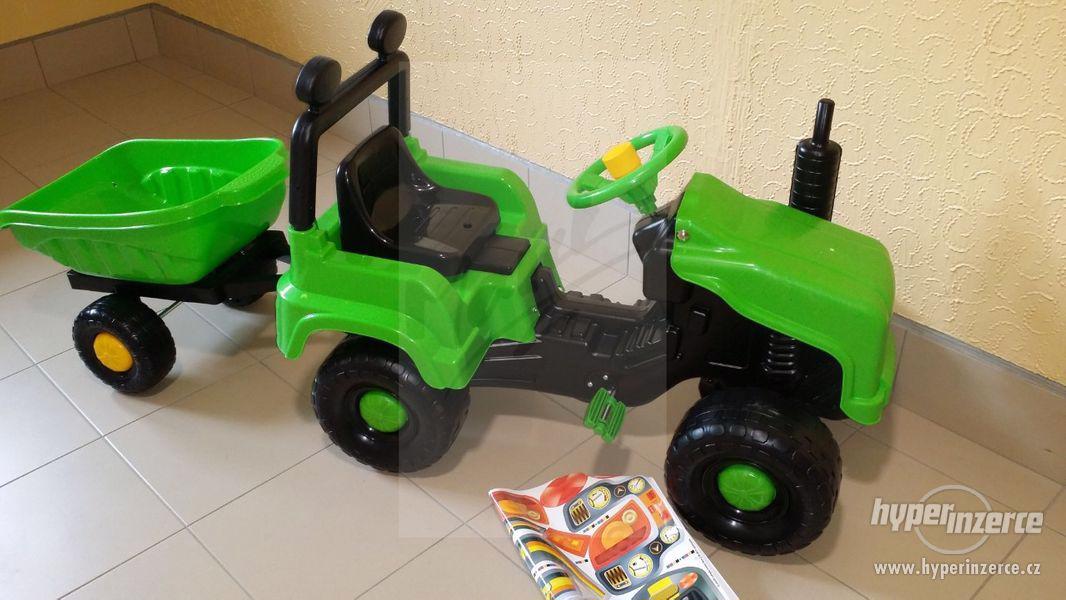 Nový Dětský Traktor + Vlečka ( Možnost Dopravy ZDARMA ) - foto 7