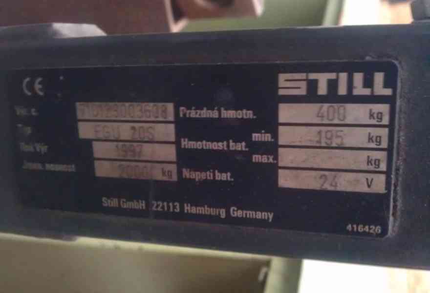 Paletový vozík elektrický EGU 20 S (6345.) - foto 4