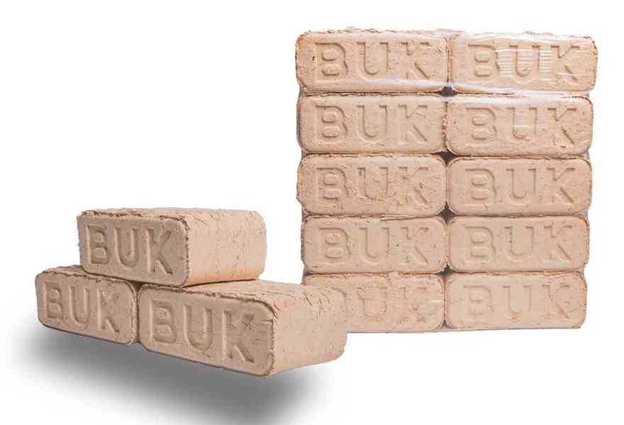 Dřevěné brikety RUF HARD PREMIUM, bukové, 840 kg - foto 2