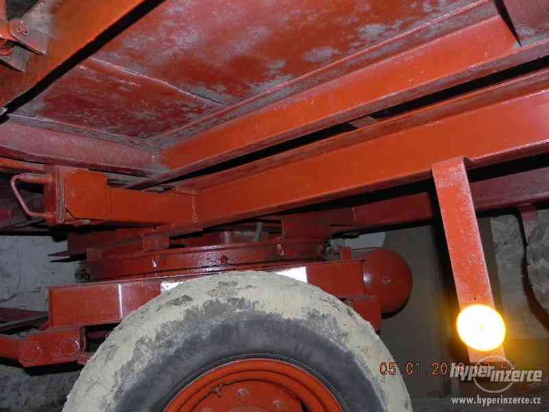 Traktorový vlek 8 tun dvoustraný sklápěč - foto 7