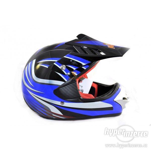 Dětská moto helma krossová dětská moto přilba cross