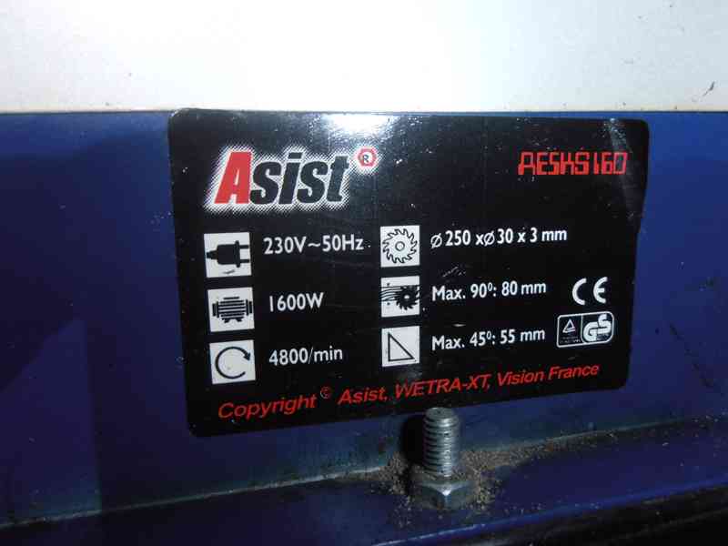 Stolní okružní pila ASIST AE5KS160 - foto 3