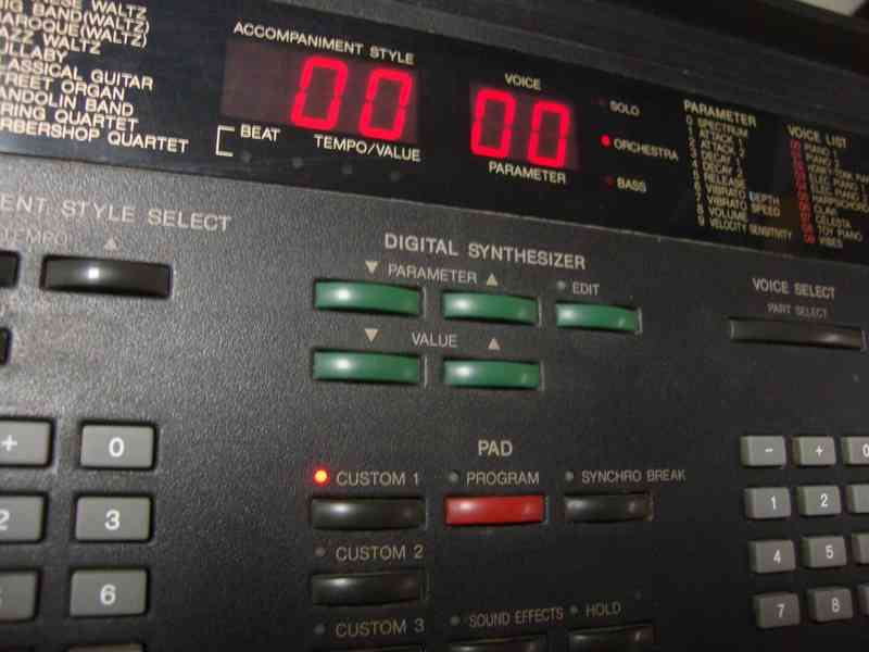 Elektrické klávesy varhany syntezátor Yamaha PSR-4500 1989 - foto 12