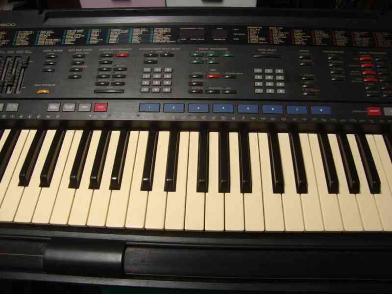 Elektrické klávesy varhany syntezátor Yamaha PSR-4500 1989 - foto 4
