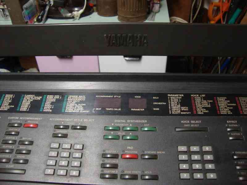 Elektrické klávesy varhany syntezátor Yamaha PSR-4500 1989 - foto 2