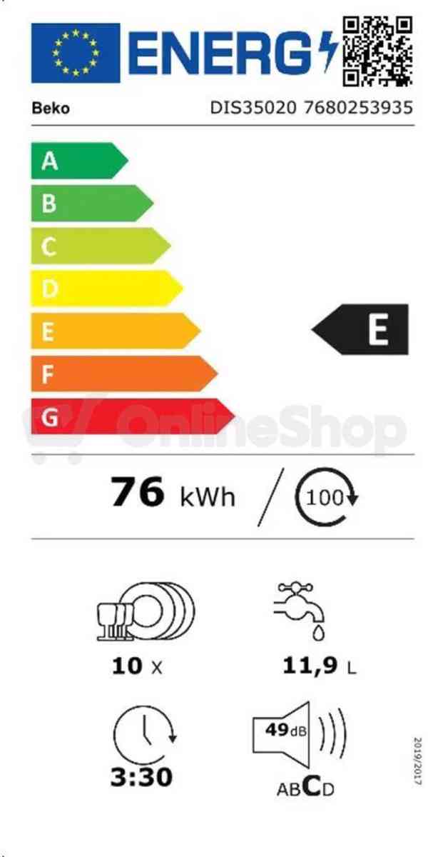 Mička na nádobí beko  - foto 8