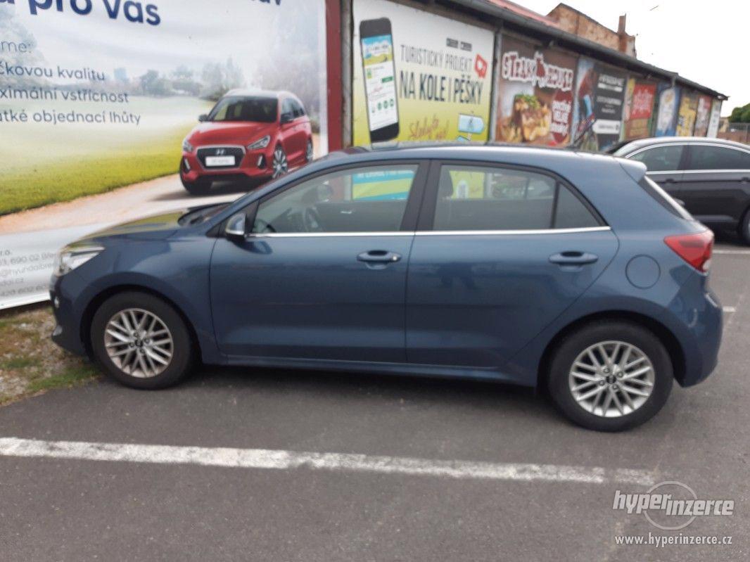 Vůz Kia Rio Exclusive 1,25 CVVT modrá metalíza - foto 1