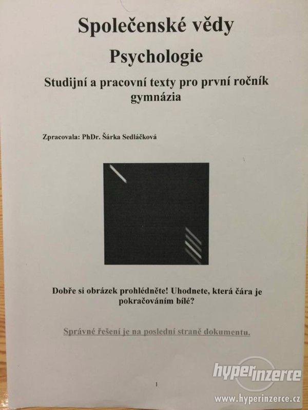 Psychologie – skripta - foto 1