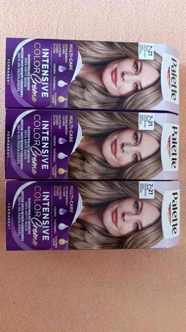 Barva na vlasy Schwarzkopf Palette č.7-21 a 8-0