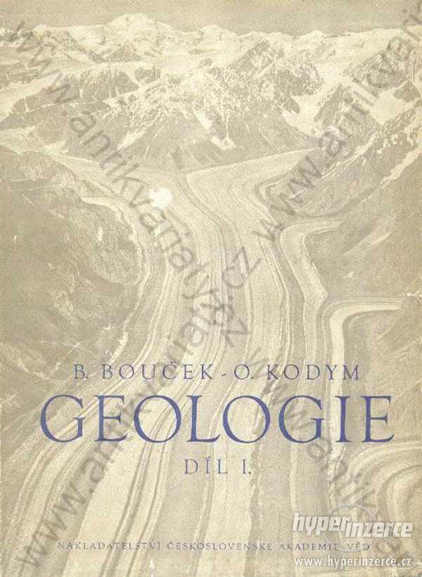 Geologie B. Bouček, O. Kodym 1954 - foto 1