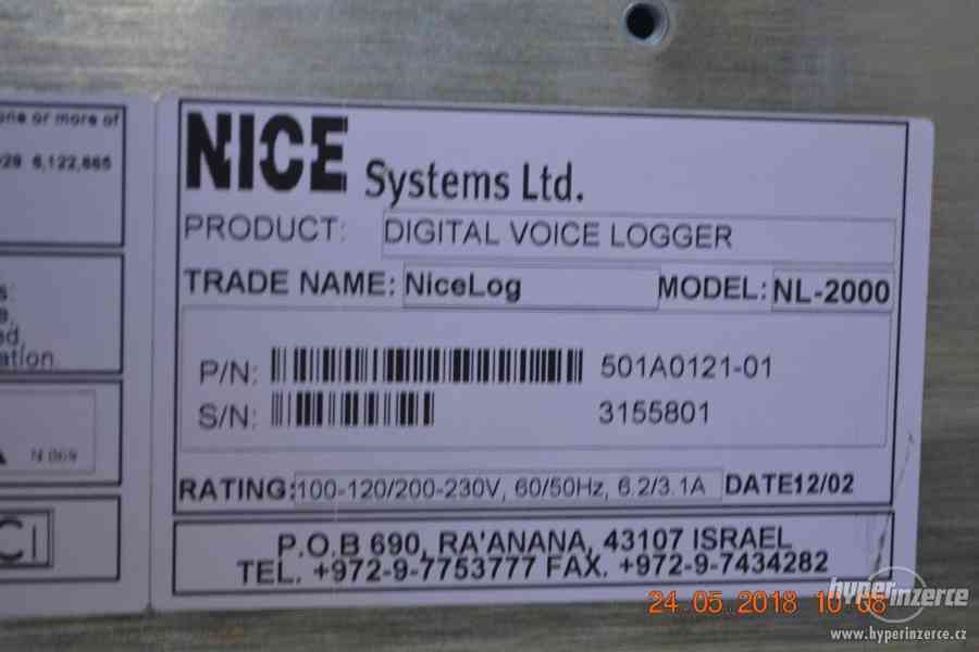 Nice NiceLog NL-2000 digit. záznamník hlasu - foto 4