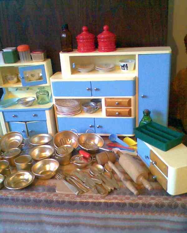 Dřevěná kuchynka s nádobíčkem a doplnky - foto 6