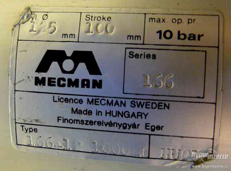 Pneumatický válec MECMAN 166 (125 mm/100 mm) NOVÝ - foto 5