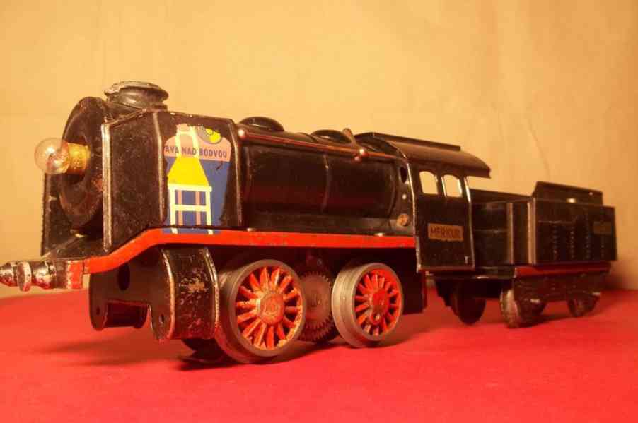 č. 0 Merkur Old Locomotive - Parní Lokomotiva - Black - foto 1