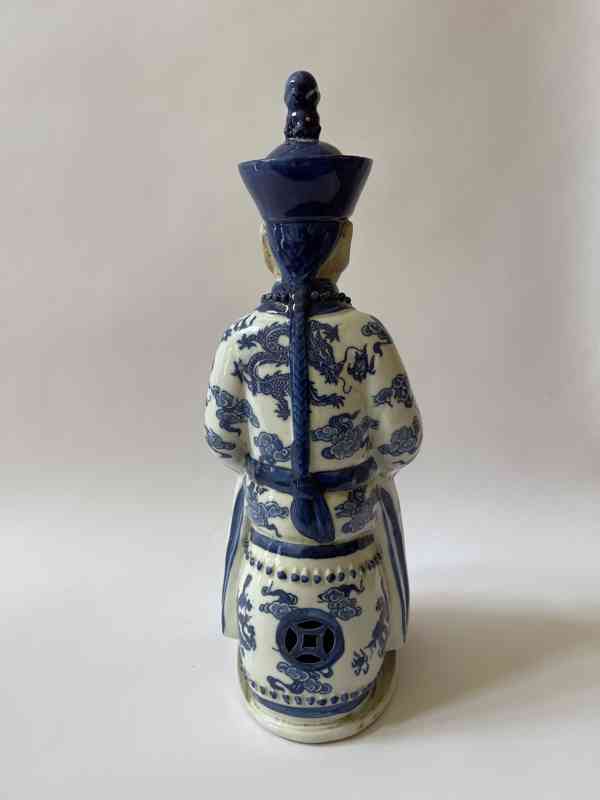 Nesmrtelný Čínský mudrc - socha keramika - foto 3