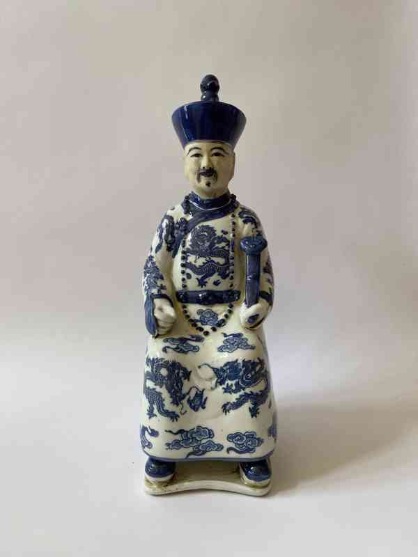 Nesmrtelný Čínský mudrc - socha keramika - foto 1