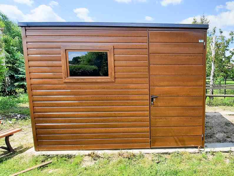 Zahradní domek 3m x 2m, spád dozadu, okno + dveře TS280 - foto 2