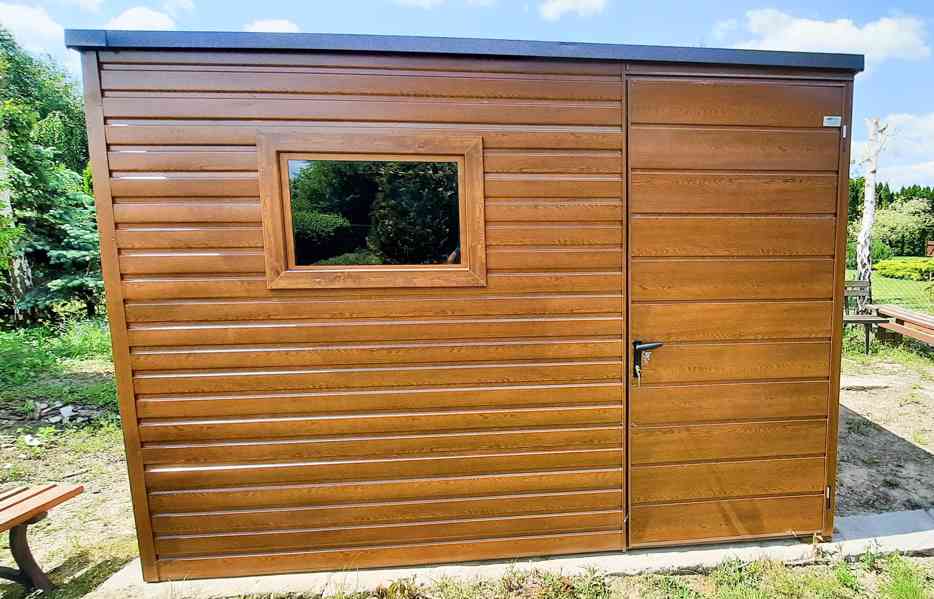 Zahradní domek 3m x 2m, spád dozadu, okno + dveře TS280 - foto 3