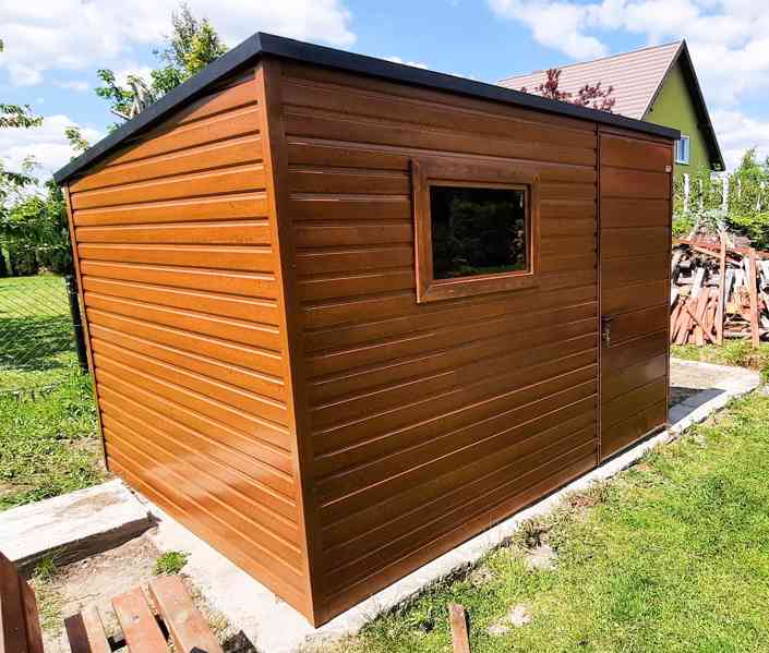Zahradní domek 3m x 2m, spád dozadu, okno + dveře TS280 - foto 4
