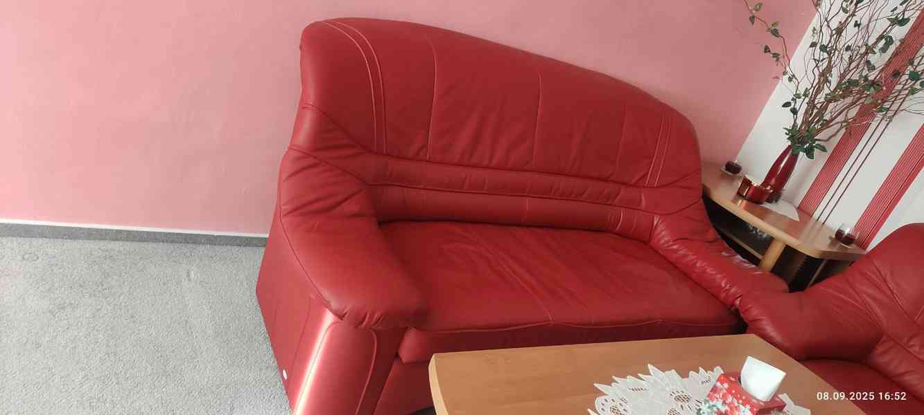 kožená sedací souprava 3+2+1 - foto 3