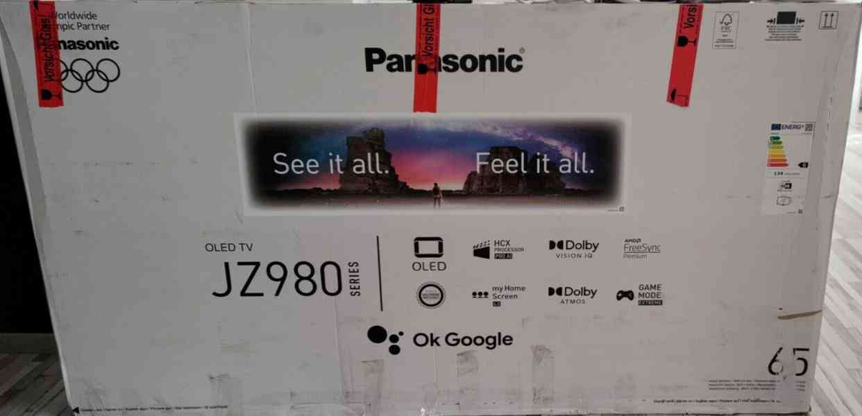 Panasonic 65palcový OLED TV TX-65JZW984 nový vč. Záruka 5 le - foto 1