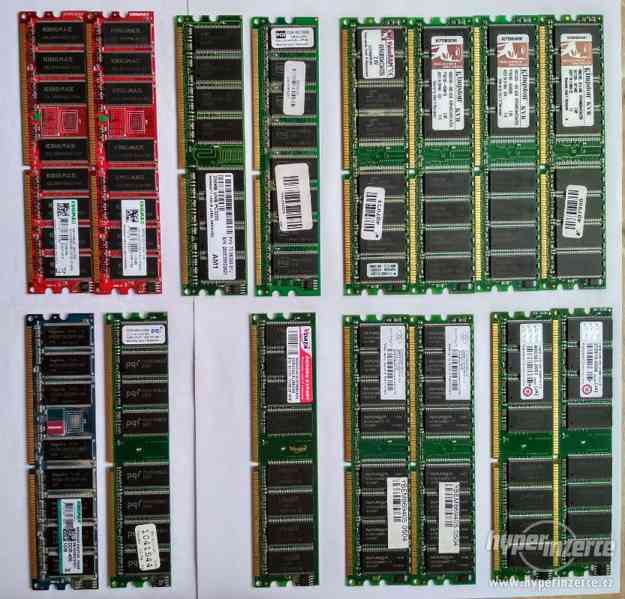 SoDIMM a DIMM DDR3, DDR2 a DDR1 do notebooku a PC - foto 2