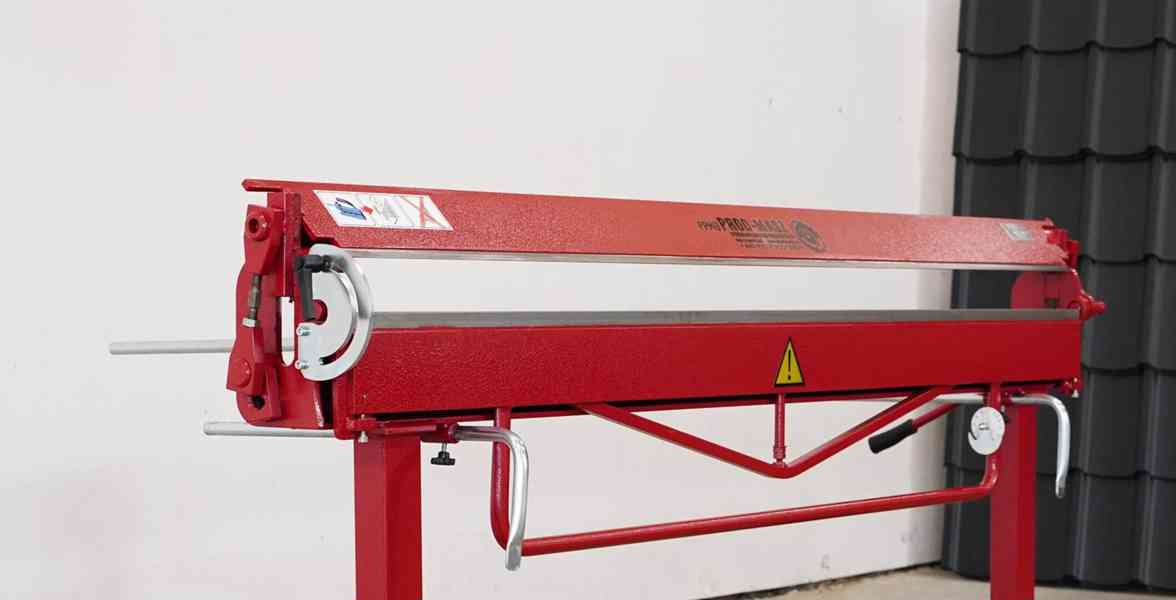 Ohýbačka plechu s kolečky a magnety 2m Pro klempíře - foto 3