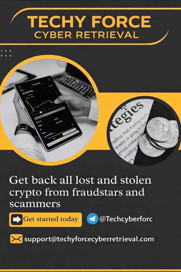BEST CRYPTO SCAM RECOVERY EXPERT HIRE TECHY FORCE CYBER RETR