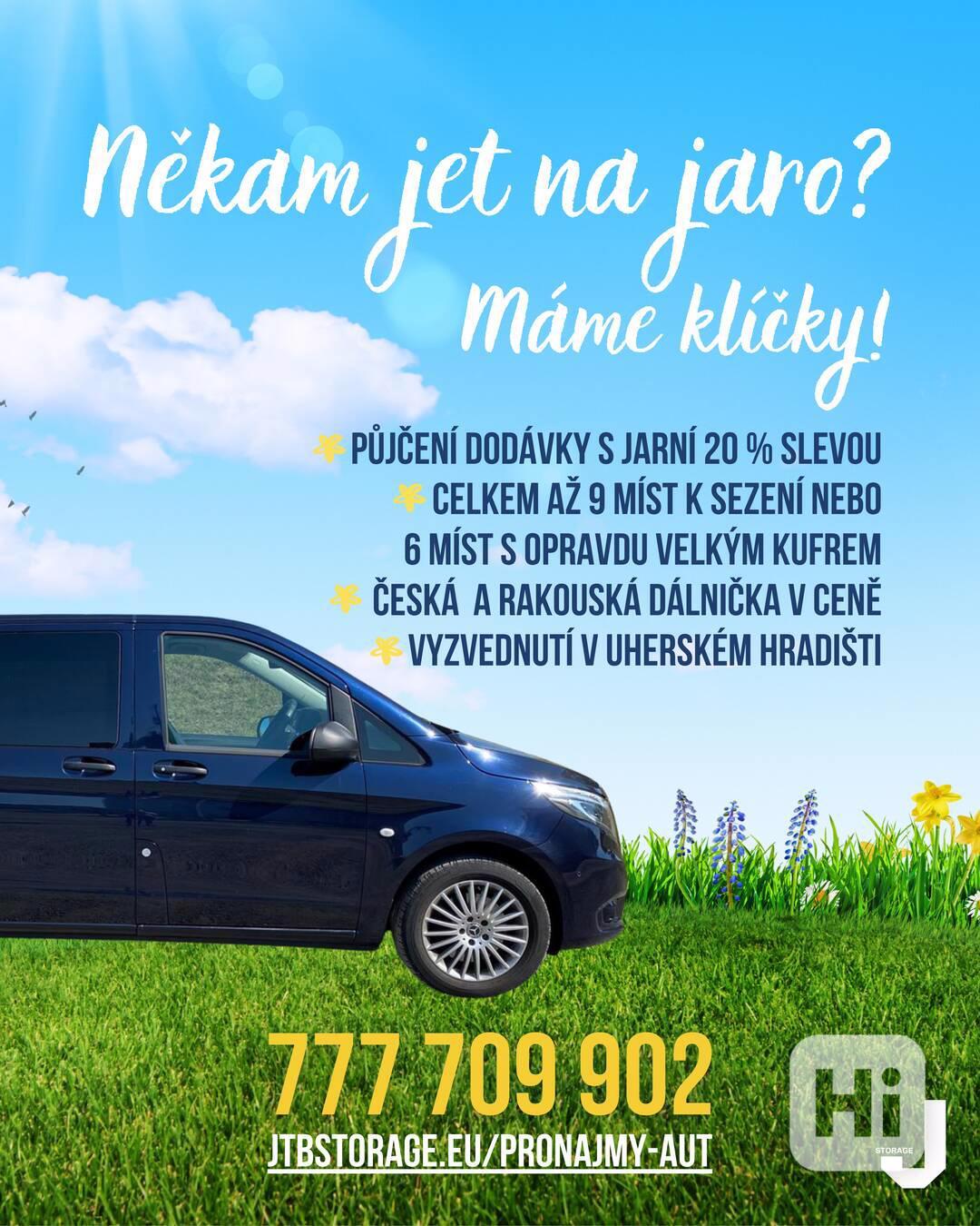 Pronájem dodávek UH: Stěhování, dovolená, převoz materiálu.. - foto 1
