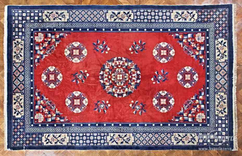 Starožitný artdecový koberec Čína 290 X 188 cm - foto 1
