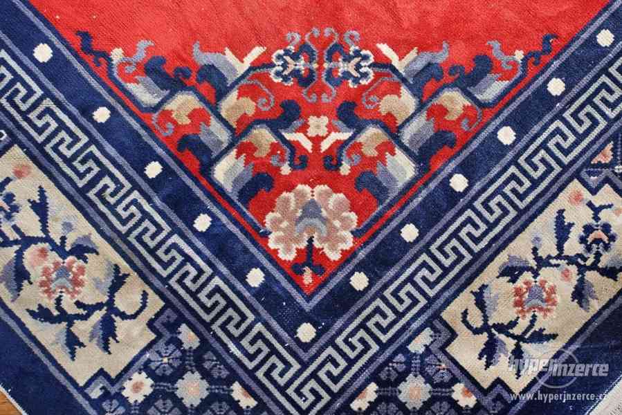 Starožitný artdecový koberec Čína 290 X 188 cm - foto 3