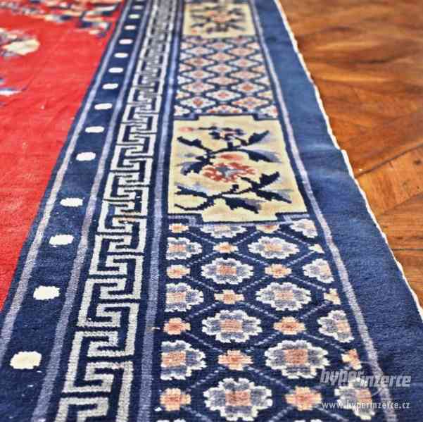 Starožitný artdecový koberec Čína 290 X 188 cm - foto 4