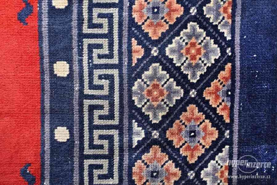 Starožitný artdecový koberec Čína 290 X 188 cm - foto 5
