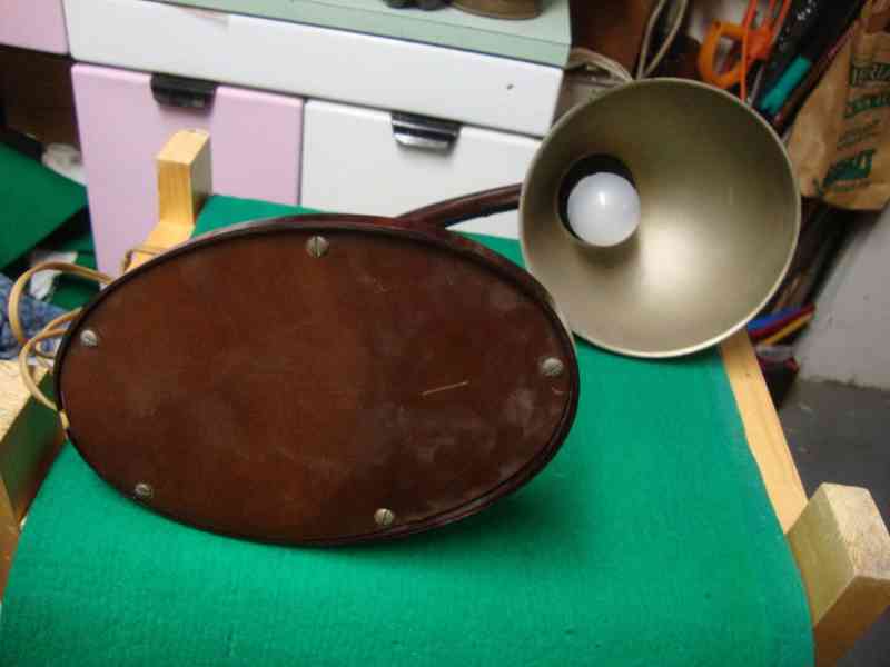 Retro starožitná lampa lampička bakelitová TYP 11126 pěkná - foto 17
